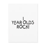 1 Year Olds Rock Postcards