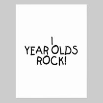 1 Year Olds Rock postcards