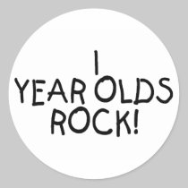 1 Year Olds Rock stickers