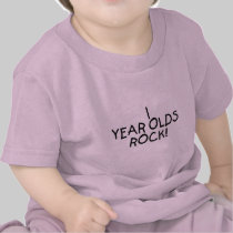 1 Year Olds Rock t-shirts