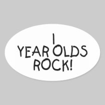 1 Year Olds Rock stickers
