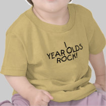 1 Year Olds Rock t-shirts