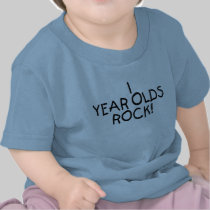 1 Year Olds Rock t-shirts