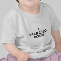 1 Year Olds Rock t-shirts