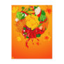 1ai fall harvest wreath postcards
