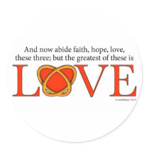 1Corinthians13-13 Stickers