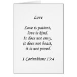 1corinthians13-4 ~ Love Card