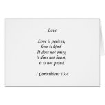1corinthians13-4 ~ Love Card