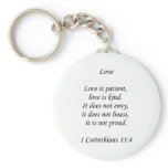 1corinthians13-4 ~ Love Key Chains
