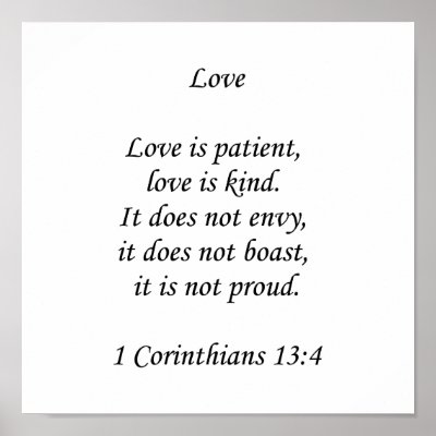 1corinthians13-4 ~ Love Posters by Judith_Heath