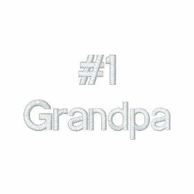 #1Grandpa Embroidered Golf Shirt Polo by Dmargie1029