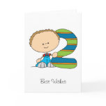 1nd Birthday - Greetings card - Boy