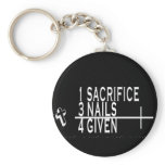1SACRIFICE + 3 NAILS = 4GIVEN CHRISTIAN JESUS KEYCHAINS