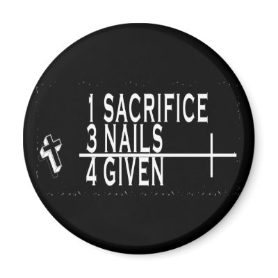 1SACRIFICE + 3 NAILS = 4GIVEN CHRISTIAN JESUS MAGNETS by scriptures