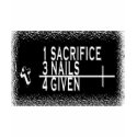 1SACRIFICE + 3 NAILS = 4GIVEN CHRISTIAN JESUS t-shirts