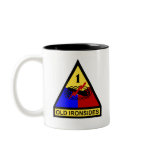 1st AD Old Ironsides Patch Coffee Mug