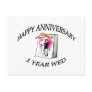 1st ANNIVERSARY Post Card