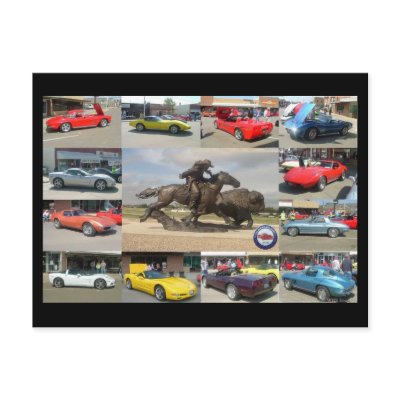 1st Annual Buffalo Bill Corvette Show Post Cards by wksimages
