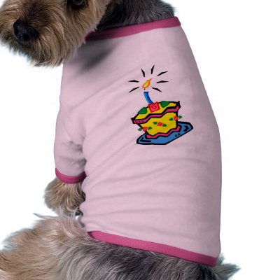 1st Birthday Cake Dog T-shirt by shopaholicchick