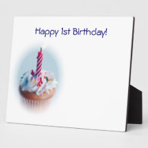 1st Birthday! Display Plaque