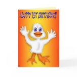 1st Birthday Duck Card