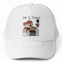 1st Birthday Pirate T-shirts and Gifts Trucker Hat