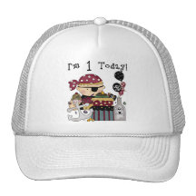 1st Birthday Pirate T-shirts and Gifts Trucker Hat