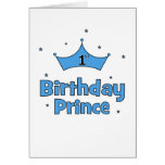 1st Birthday Prince Greeting Cards