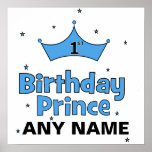 1st Birthday Prince Poster! posters