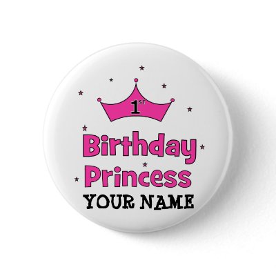 1st Birthday Princess!  with pink crown by kustomizedkids