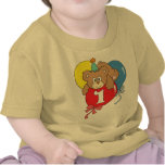 1st Birthday Teddy Bear (2) Tshirt