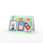 1st birthday template card