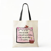 1st Birthday To Do's Pink Bag