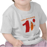 1st Birthday Tshirt Cute Monster
