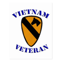 1st Cav Vietnam Veteran Postcard