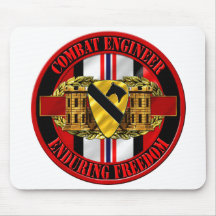 1st Cavalry Division Engineer OEF Mousepad