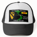 1st Cavalry Division"First Team"Vietnam Ball Caps