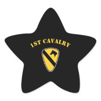 1st Cavalry Division Star Sticker