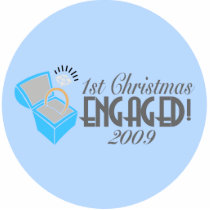 1st Christmas Engaged 2009 (Xmas Ornament)