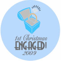 1st Christmas Engaged 2009 (Xmas Ornament)