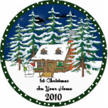 1st Christmas In Y0ur Home 2010 Ornament photo sculptures