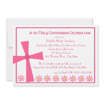 1st Communion Cross and Flowers