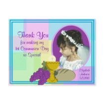 1st Communion Thank You/ Photo