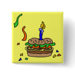 1st First Birthday Button