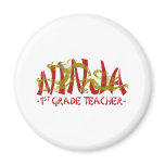 1st Grade Dragon Ninja Refrigerator Magnets