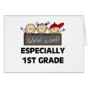 1st Grade School is Cool cards