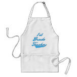 1st Grade Teacher Blue Tshirts and Gifts Apron