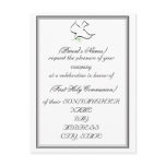 1st Holy Communion Invite-Dove and Olive Branch postcards