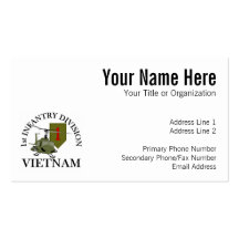 1st ID Vietnam Business Card Templates