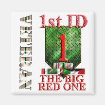 1st Infantry Division Desert Storm Veteran Fridge Magnets